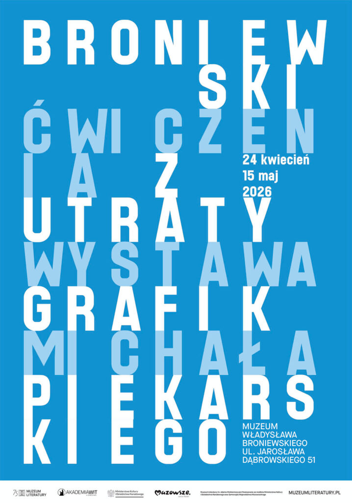 plakat do wystawy grafik Michała Piekarskiego